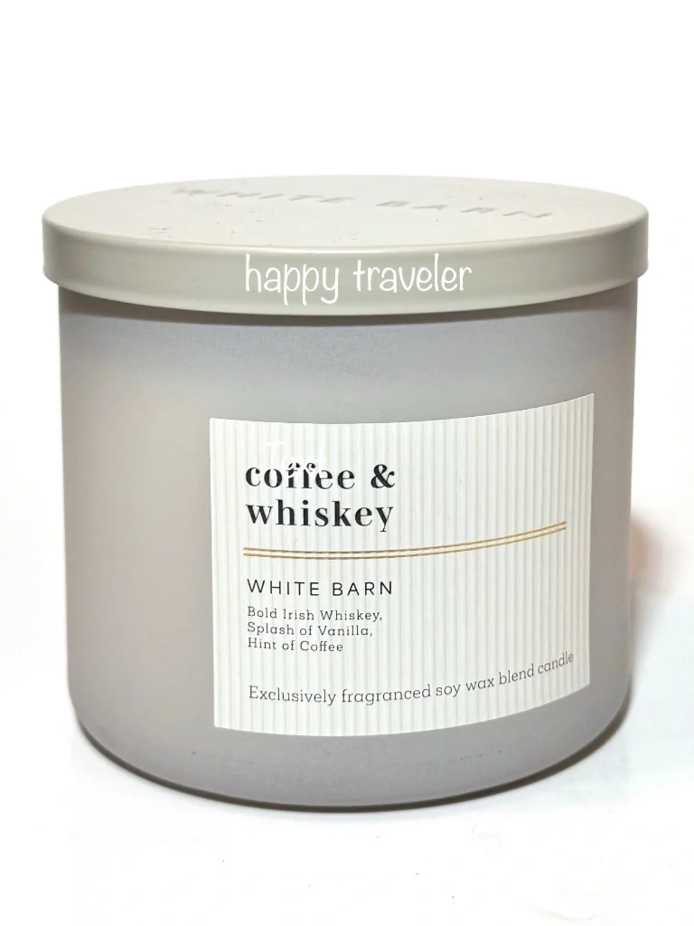 COFFEE WHISKEY 3 Wick Candle